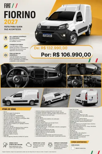 Fiat Fiorino Endurance 1.3 Flex 8V 2P 2027