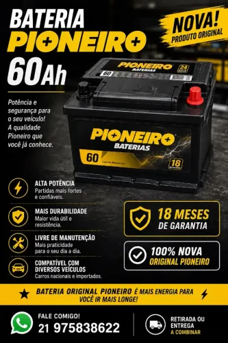 BATERIA 60 LD ( NOVA ) PIONEIRO