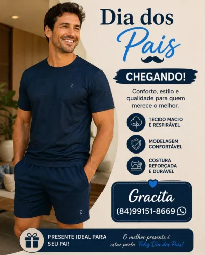 Conjunto Bermuda E Camisa Esportiva 