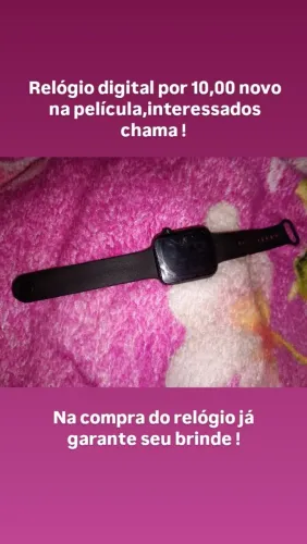 Relógio digital de braço