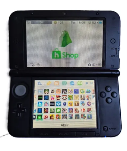Nintendo 3DS XL Azul - 64GB - Desbloqueado - Usado