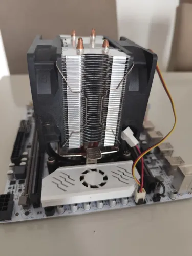 Placa x99 intel + processador xeon+ torre fan
