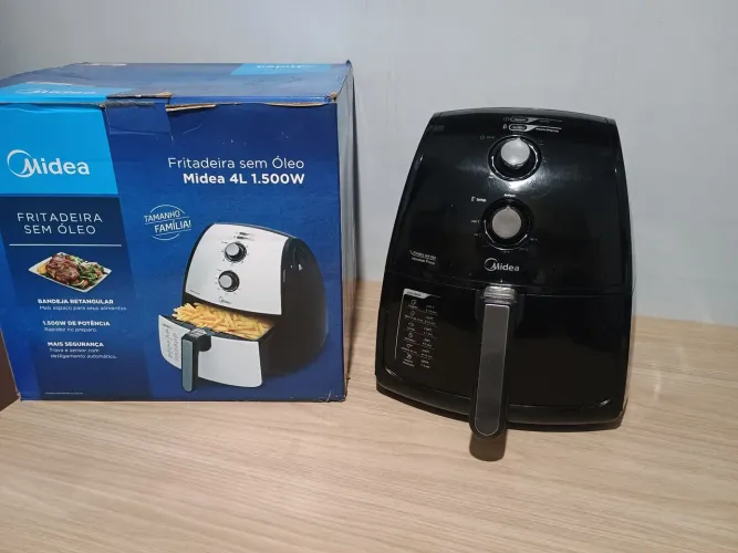 Fritadeira sem óleo Midea 4L 1.500w