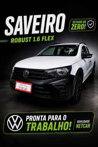 Volkswagen Saveiro Robust 1.6 Total Flex 16V CD 2025