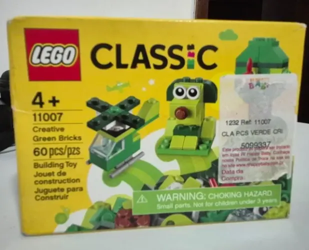 Lego 11007 Classic Verdes Criativos 60 Peças