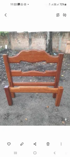 Cama de madeira angelin