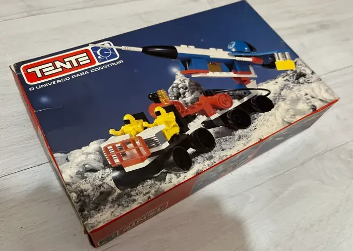 Brinquedo Tente - Nave Espacial pra montar tipo Lego, anos 90 - USADO - LEIA A DESCRIÇÃO!