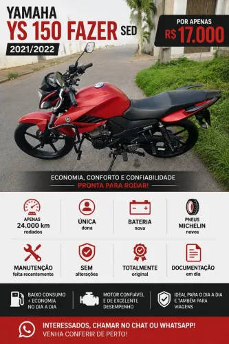Yamaha Fazer 150 SED Flex 2021/2022