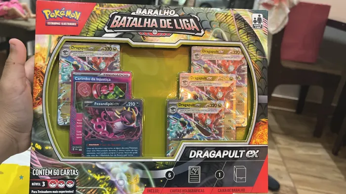 Baralho Batalha de Liga Dragapult ex Pokémon TCG (Aberto / Completo)