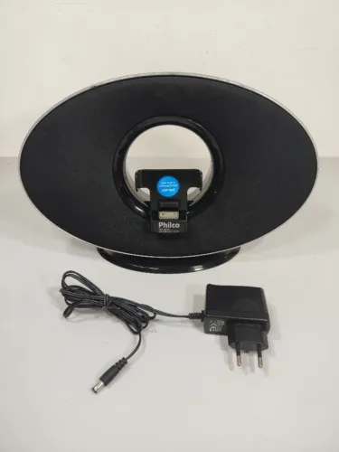 Dock Station Philco Ph9 Ipod Iphone 30 Pinos Funciona Preto (Usado)