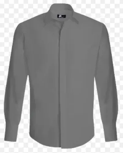 Camisa Social Masculina Black City cor cinza tamanho 3