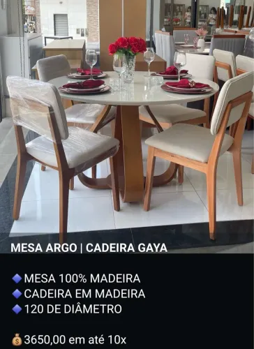 MESA ARGO | CADEIRA GAYA