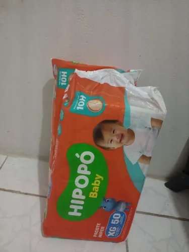 Fraldas descartáveis para doação