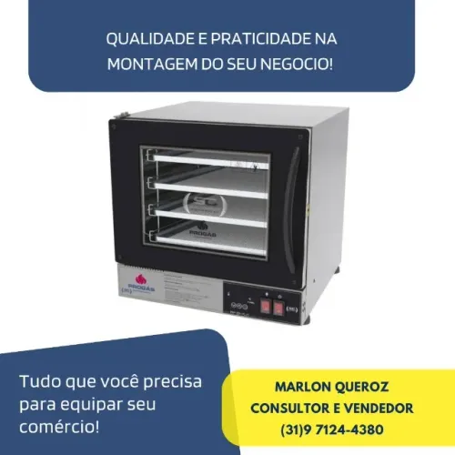 Forno Turbo Elétrico Fast Oven Progás 127V