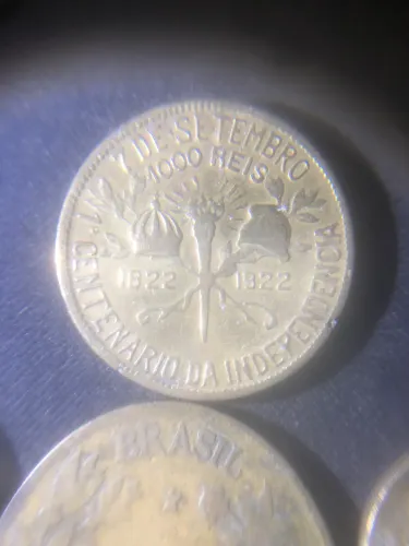 Kit moedas de 1000 reis 1921-1927