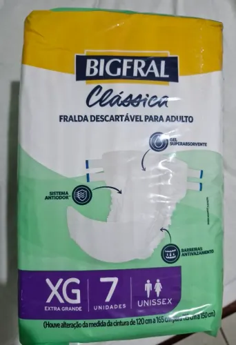 Fralda geriátrica bigfral