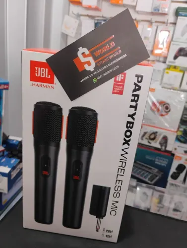 Microfone duplo sem fio original JBL 