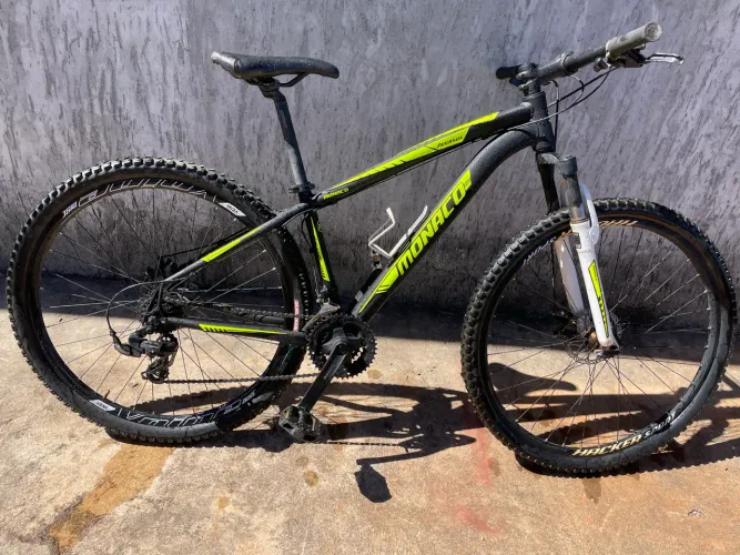 Bicicleta alumínio aro 29 com nota passo cartão