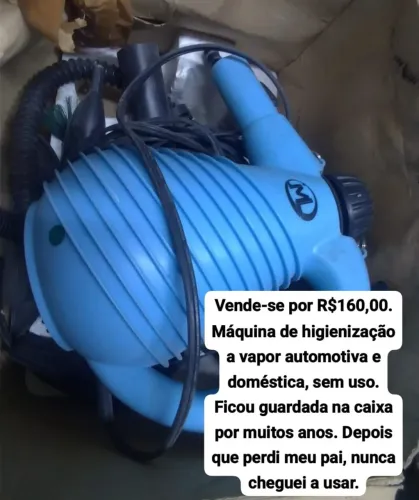 Máquina higienização de vapor limpeza 