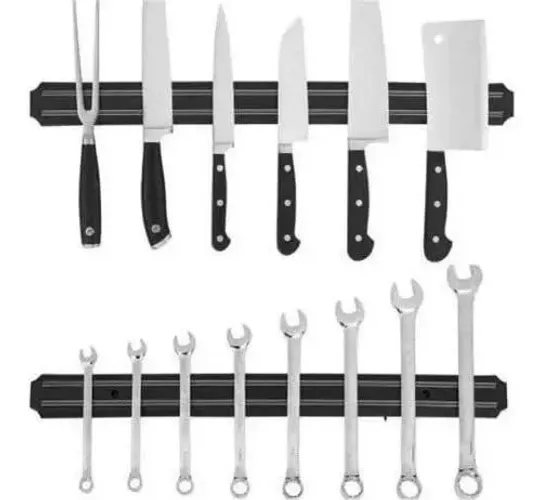Barra Magnética Imã Suporte Facas Cozinha Churrasqueira