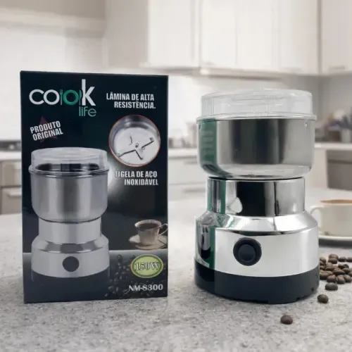 Moedor de Café e Temperos Elétrico Cook Life NM-8300 150W - Lâmina Inox