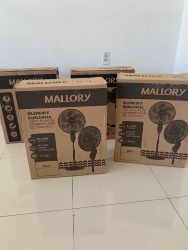 Ventilador Coluna Mallory EOLO 40cm com 3 Velocidades Motor Turbo