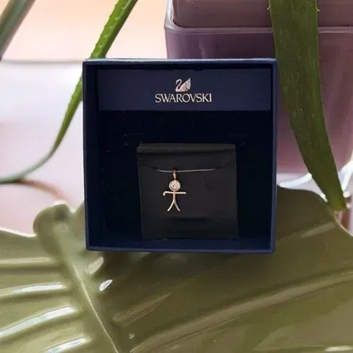 pingente swarovski de menino, novo
