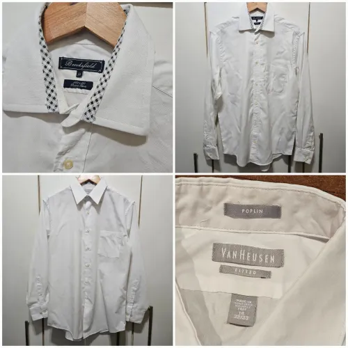 Camisas BrooksField e Van Heusen GG