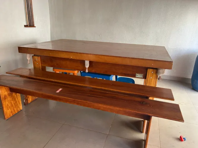 Mesa de sinuca/bilhar com mesa de jantar