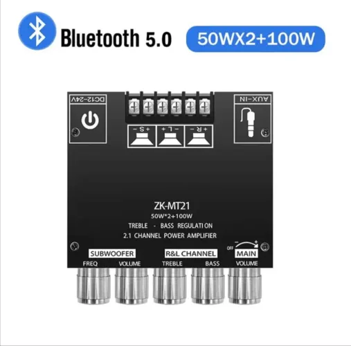 Amplificador bluetooth 200w com equalizador