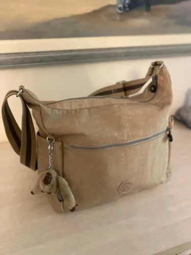 Bolsa Kipling bege original