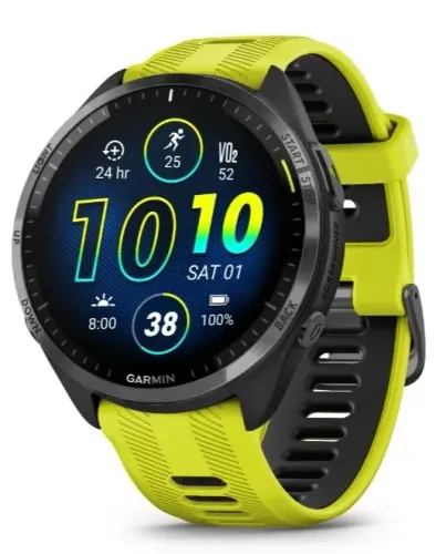 Boa tarde Relógio Garmin Forerunner 965 - Amarelo - Corridas, ciclismo, treinos e academia
