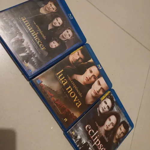Blu Ray 3 filmes Crepúsculo