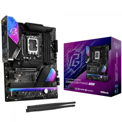 Placa Mãe ASRock Z890 PG Lightning WIFI, Chipset Z890, Intel, ATX, DDR5