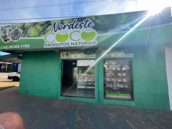 Loja de produtos naturais e água de coco