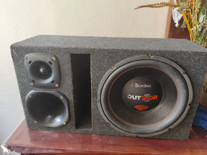 CAIXA TRIO BOMBER  + TARAMPS TL-1500 + CORNETA JBL