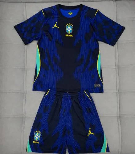 KIT Infantil Brasil 2026 Camisa Infantil Brasil Nike 2026/2027 Pronta Entrega