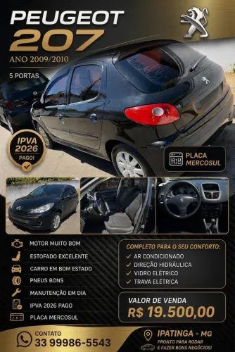 Peugeot 207 XR Sport 1.4 Flex 8V 5P 2010