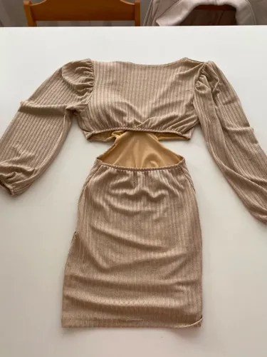 Vestido manga longa 
