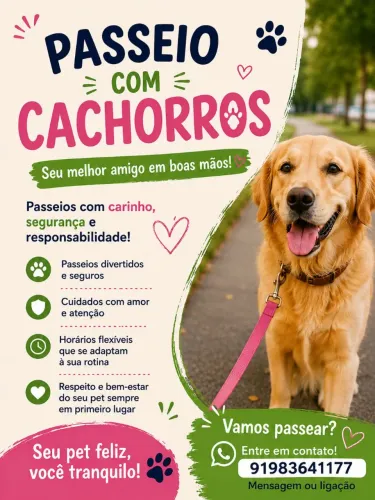 Passeio com cachorro 