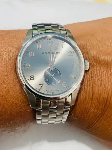 Hamilton Jazzmaster Small Second Quartz - Swiss Made - Aço Inoxidável