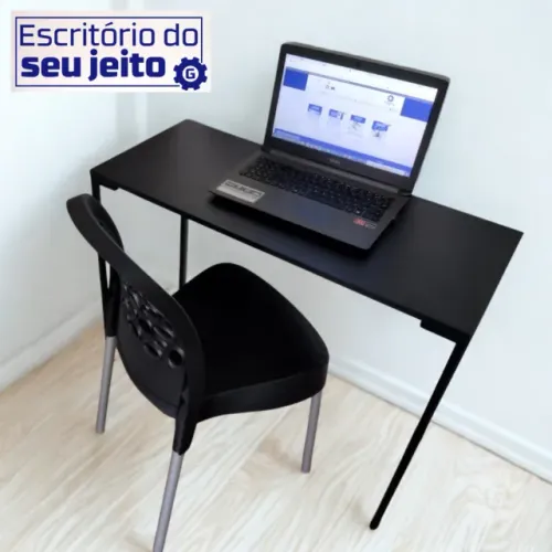 Escrivaninha Industrial NOVA Mesa de Escritório Multiuso para Notebook Computador Estudo
