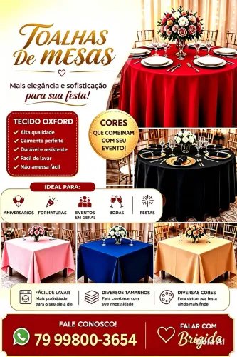Toalhas de Mesas