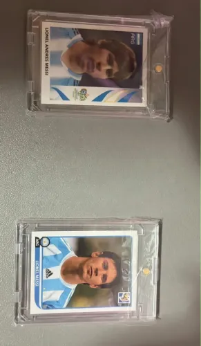 Figurinha Lionel Messi Original Panini 2010 e 2006