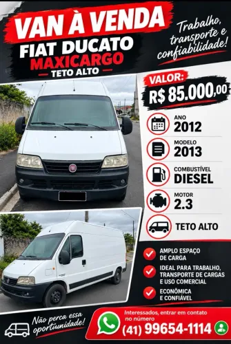 Fiat Ducato Maxi. Curta 2.3 T.alto ME Diesel 2013