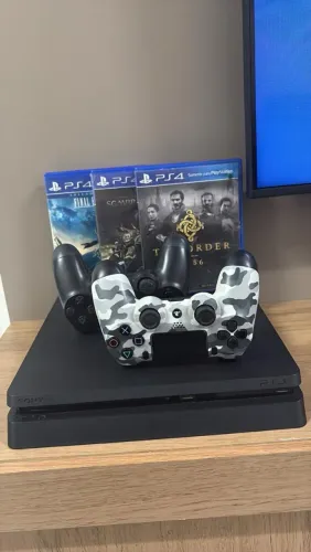 PLAYSTATION 4 SLIM 500GB COMPLETO