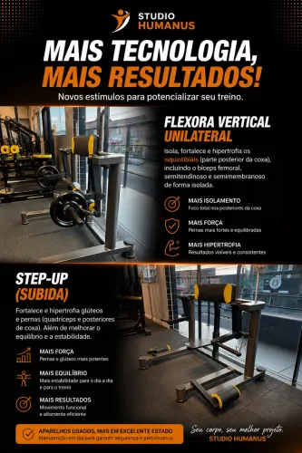 Flexora Vertical Unilateral em pé Articulada 