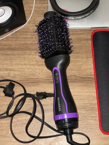 Black Purple Mondial Escova Secadora