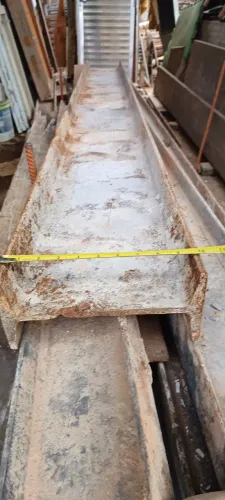 VIGA I DE FERRO 2,50MT COMPRIMENTO X 25CM LARGURA /// R$625,00