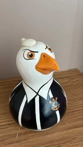 Boneco Decorativo Corinthians - Pássaro Pintado à Mão - Usado ?